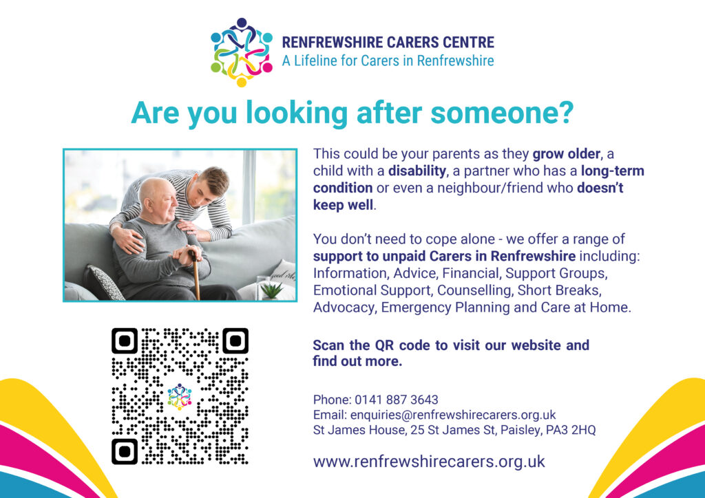 Are you looking after someone?